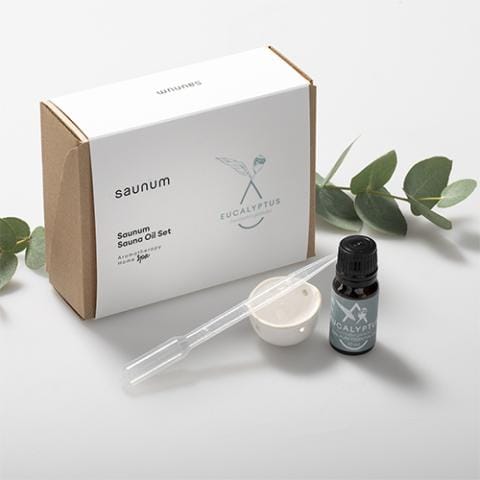 Saunum Aroma Oil Set Eucalyptus Aroma Oil with Reservoir, 10ml