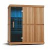 Finnmark Designs FD-3 Full Spectrum Infrared Sauna, 4-Person Home Infrared Sauna blue light