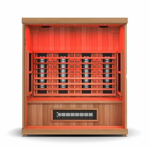 Finnmark Designs FD-3 Full Spectrum Infrared Sauna, 4-Person Home Infrared Sauna red light