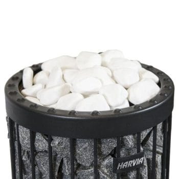 Harvia AC4000 Sauna Heater Decorative Stones, Rounded, 5-10cm