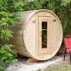 Dundalk Leisurecraft Canadian Timber Harmony 4 Person Barrel Sauna| CTC22W