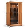 Finnmark Designs 1 Person Full Spectrum Infrared Sauna dimensions