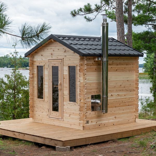 Dundalk Leisurecraft Canadian Timber 6 Person Georgian Sauna | CTC88W