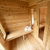 Dundalk CT Georgian Sauna with Changeroom 6 Person CTC88CW inside