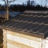 Dundalk Leisurecraft Granby Outdoor Cabin Sauna CTC66W roof