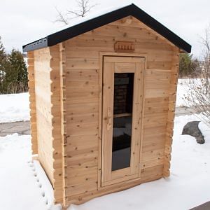 Dundalk Leisurecraft Canadian Timber 2-3 Person Granby Cabin Sauna | CTC66W