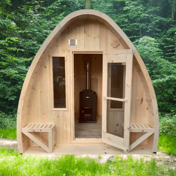 True North Large Pod 4-8 Person Outdoor Sauna