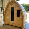 True North Large Outdoor Pod Sauna, 4 to 8 Person