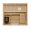 SaunaLife Model G2 4 Person Traditional Outdoor Home Sauna dimensions