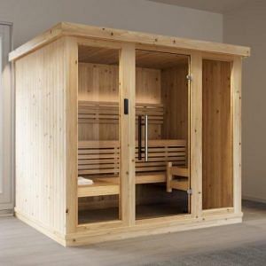 SaunaLife 4 to 6 Person Model X7 Indoor Home Sauna