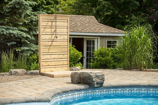 Dundalk Leisurecraft Savannah Outdoor Shower, Canadian Timber