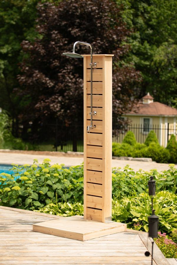 Dundalk Leisurecraft Sierra Outdoor Shower, Canadian Timber - Image 4