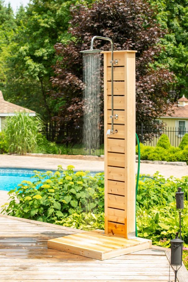 Dundalk Leisurecraft Sierra Outdoor Shower, Canadian Timber - Image 11