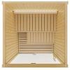 SaunaLife Model X2 Indoor Sauna 2 Person dimensions