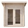 SaunaLife Model G4 6-Person Traditional Outdoor Sauna frontal