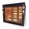 SaunaLife 6-Person Pre-Assembled Outdoor Sauna | Model G7S