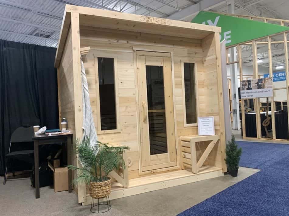 True North Sauna White Cedar Outdoor Sauna