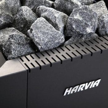 Alternative view of Harvia Linear Series 16 Black 17.9kW Wood Sauna Stove WK160C