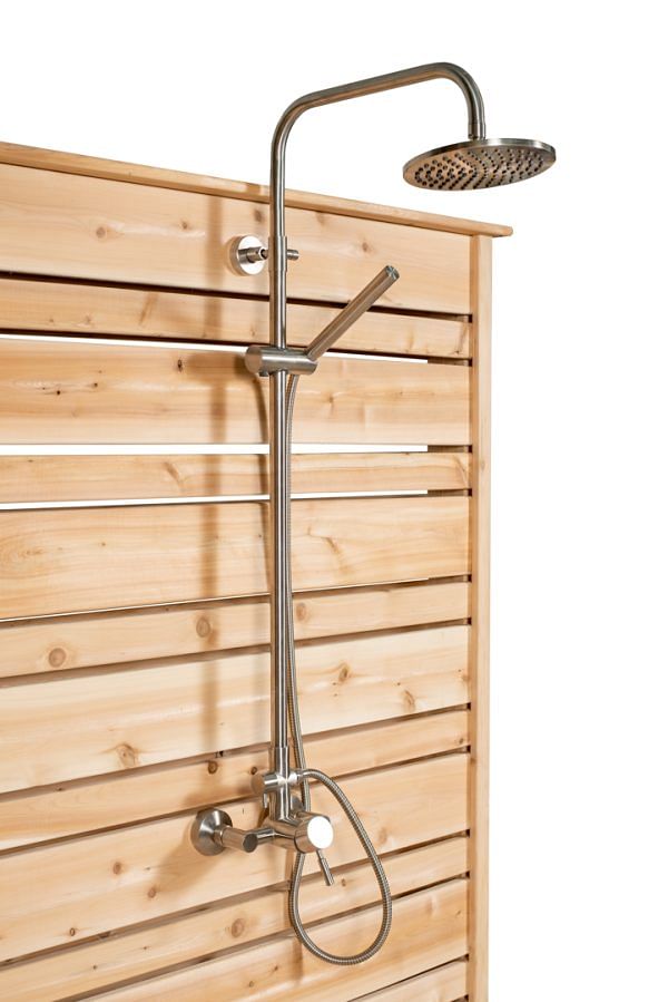 Dundalk Leisurecraft Savannah Outdoor Shower, Canadian Timber - Image 4