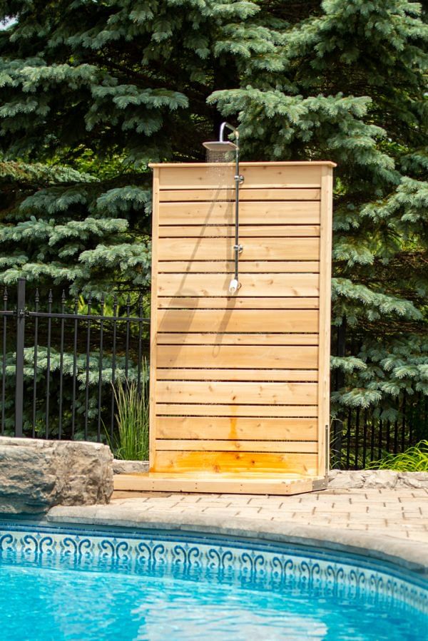 Dundalk Leisurecraft Savannah Outdoor Shower, Canadian Timber - Image 15