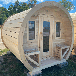 True North Schooner 8 Person Outdoor Barrel Sauna