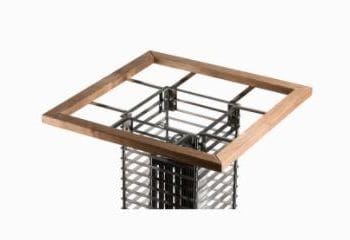Alternative view of HUUM Rail C Safety Rail for CLIFF Series Sauna Heaters