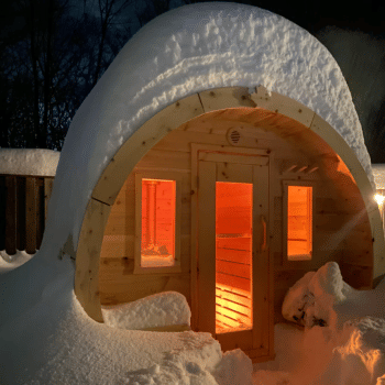 8 Person Barrel Sauna