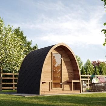 Alternative view of SaunaLife Model G3 4 Person Outdoor Home Sauna