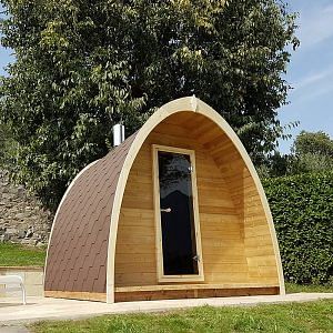 SaunaLife Model G3 4 Person Outdoor Home Sauna