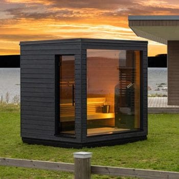 Alternative view of SaunaLife Model G6 Pre Assembled 5 Person Outdoor Home Sauna