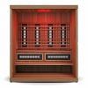 Finnmark Designs FD-5 4-Person Infrared & Traditional Steam Sauna red light