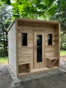 True North Saunas 5 Person Outdoor Cabin Sauna 