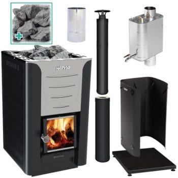 Harvia PRO Series 20 24kW Wood Sauna Stove Package