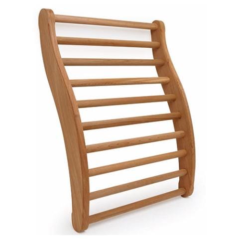 Finnmark Ergonomic Cedar Backrest Canadian Red Cedar Ergonomic S-Shape Sauna Backrest