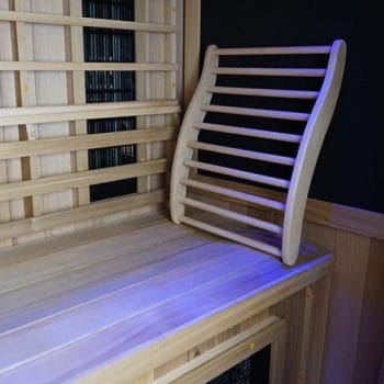 Alternative view of Finnmark Ergonomic Cedar Backrest Canadian Red Cedar Ergonomic S-Shape Sauna Backrest