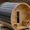 True North Schooner Outdoor SAuna with a Metal Sheet Cover
