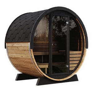 SaunaLife 4 Person 5.25′ Long Barrel Sauna | Ergo Model EE6G