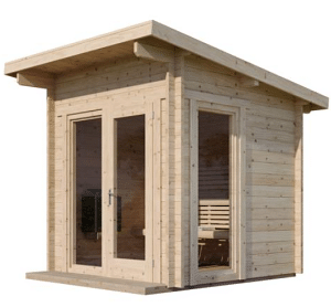 SaunaLife Model G4 6-Person Traditional Outdoor Sauna