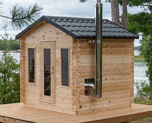 Dundalk Leisurecraft Canadian Timber 6 Person Georgian Cabin Sauna | CTC88W