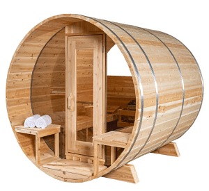 Dundalk Leisurecraft Canadian Timber 6 Person Tranquility MP Barrel Sauna | CTC2345MP