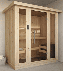 SaunaLife 2 to 3 Person Model X6 Indoor Home Sauna