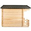 Dundalk CT Georgian Cabin Sauna with Porch – CTC88PW side view