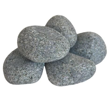 Harvia R-991- Sauna Heater Stones, Rounded Olivine, 5-10cm, 33lbs