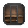 SaunaLife Model CL4G 3-Person Cube-Series Outdoor Sauna Kit