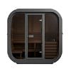 SaunaLife Model CL4G 3 Person Cube Outdoor Sauna Kit