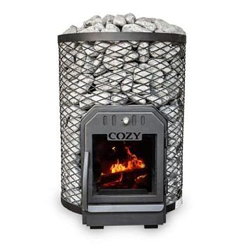 Cozy Heat O Sauna Stove- Wood Burning Sauna Stove, Up to 18kW