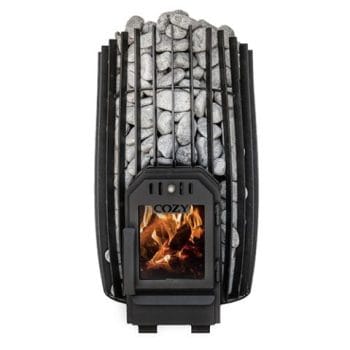 Cozy Heat SW Thru-Wall Sauna Stove- Wood Burning Sauna Stove, Up to 18kW