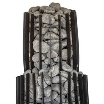 Alternative view of Cozy Heat Chimney Cover SW H700- Chimney Cover, Black Stainless Steel, for SW Sauna Stoves