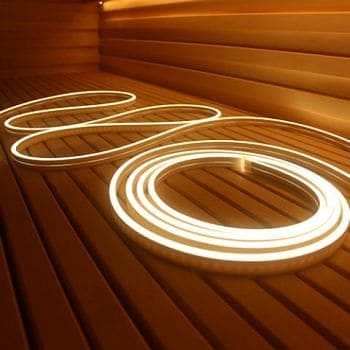 Alternative view of Universal Sauna Light Kit with Two 10-Ft Flexible LED Strips