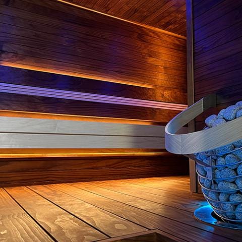Universal Sauna Light Kit with Two 10-Ft Flexible LED Strips